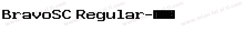 BravoSC Regular字体转换